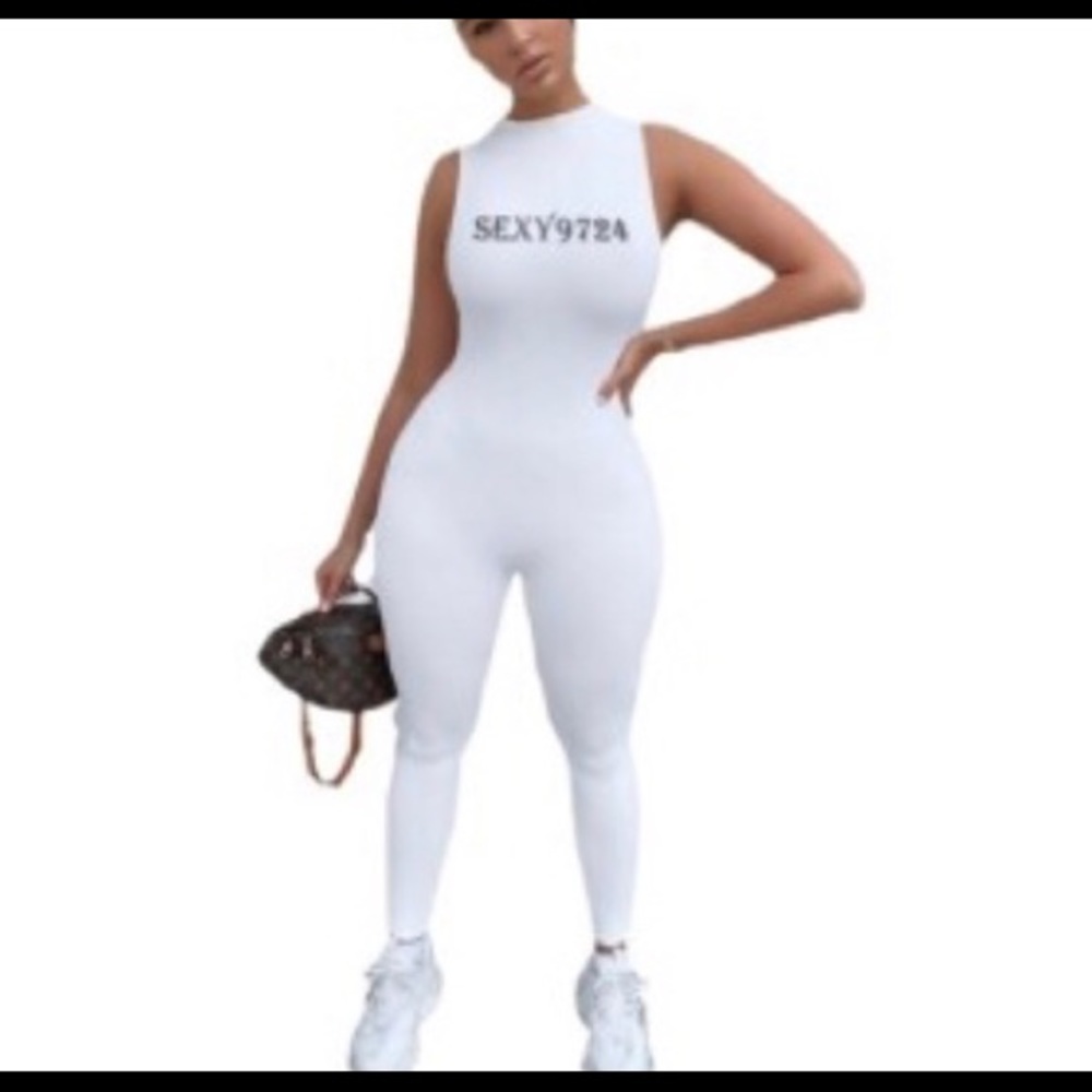In stock sexy9724 White romper